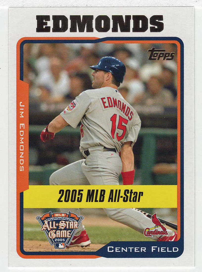 Jim Edmonds - St. Louis Cardinals - All-Star (MLB Baseball Card) 2005 Topps Update # 189 Mint