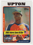 B.J. Upton - Tampa Bay Devil Rays - Future Games All-Star (MLB Baseball Card) 2005 Topps Update # 213 Mint