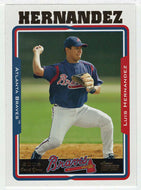 Luis Hernandez RC - Atlanta Braves (MLB Baseball Card) 2005 Topps Update # 222 Mint