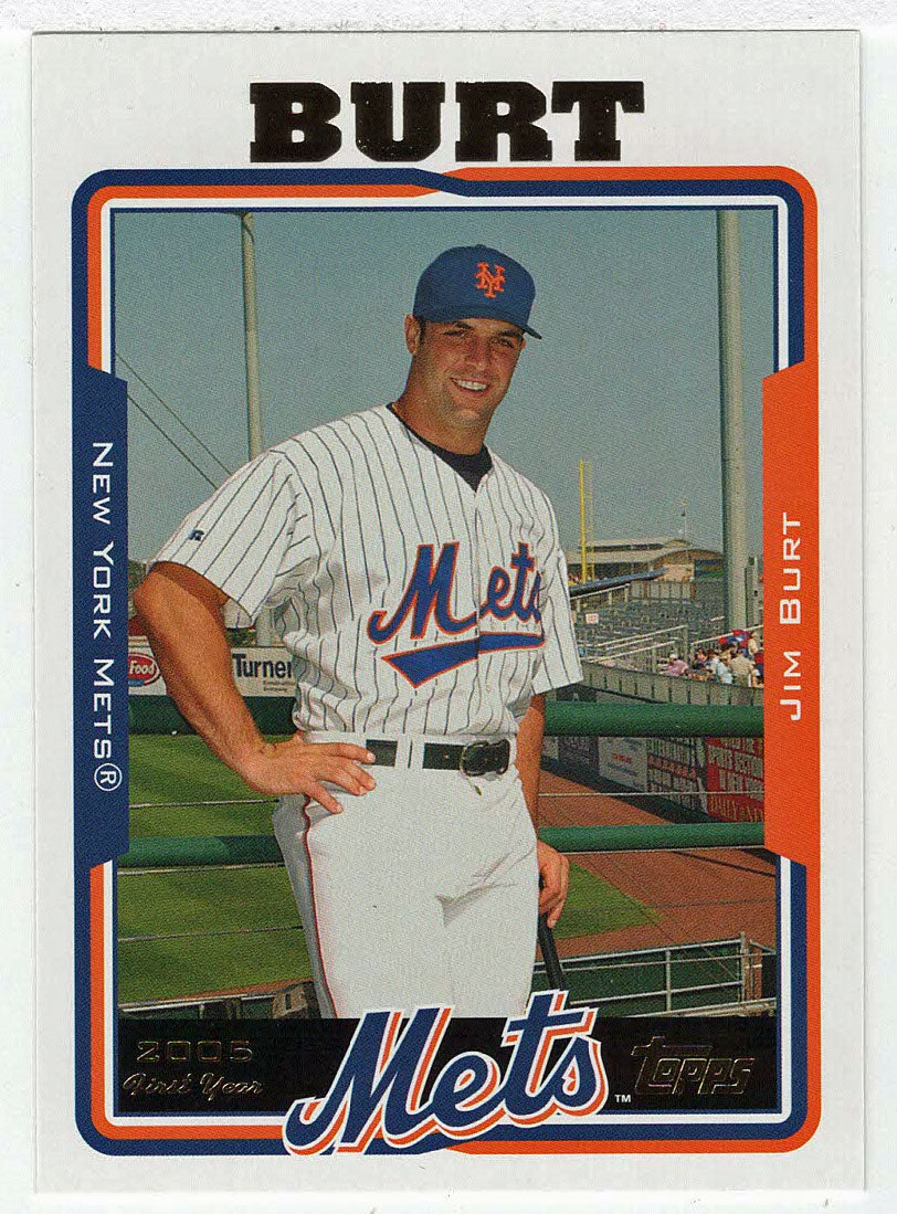 Jim Burt RC - New York Mets (MLB Baseball Card) 2005 Topps Update # 223 Mint