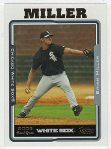 Brian Miller RC - Chicago White Sox (MLB Baseball Card) 2005 Topps Update # 228 Mint