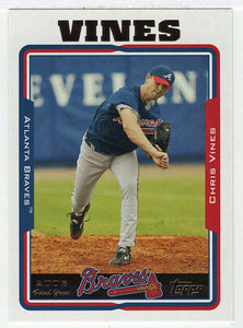 Chris Vines - RC - Atlanta Braves (MLB Baseball Card) 2005 Topps Update # 229 Mint