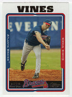 Chris Vines - RC - Atlanta Braves (MLB Baseball Card) 2005 Topps Update # 229 Mint