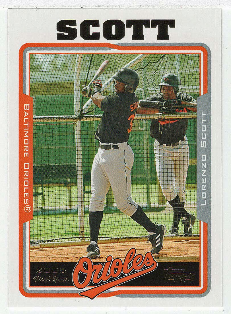 Lorenzo Scott RC - Baltimore Orioles (MLB Baseball Card) 2005 Topps Update # 247 Mint