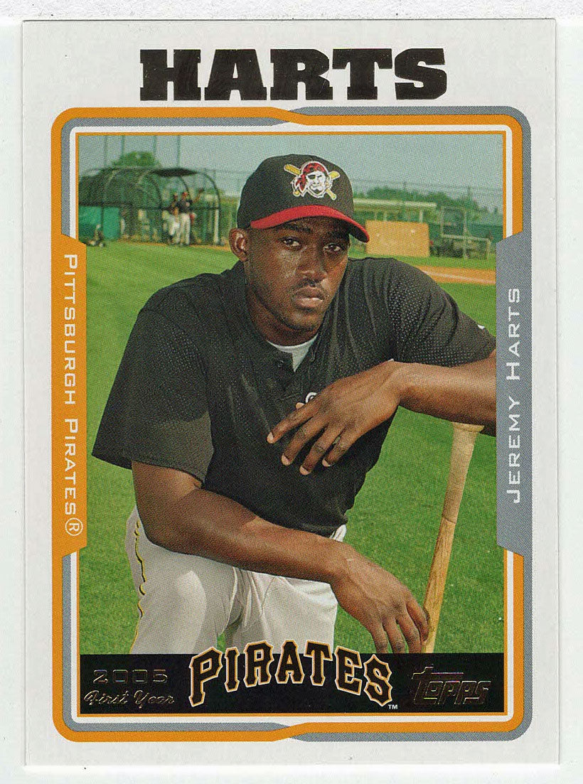 Jeremy Harts RC - Pittsburgh Pirates (MLB Baseball Card) 2005 Topps Update # 254 Mint