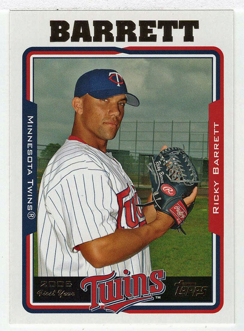 Ricky Barrett RC - Minnesota Twins (MLB Baseball Card) 2005 Topps Update # 259 Mint