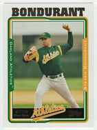 Steven Bondurant RC - Oakland Athletics (MLB Baseball Card) 2005 Topps Update # 266 Mint