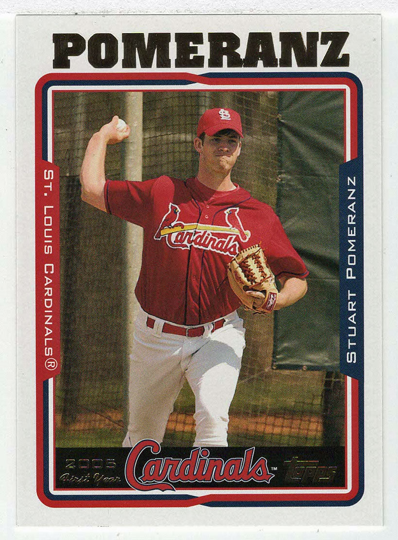 Stuart Pomeranz RC - St. Louis Cardinals (MLB Baseball Card) 2005 Topps Update # 269 Mint