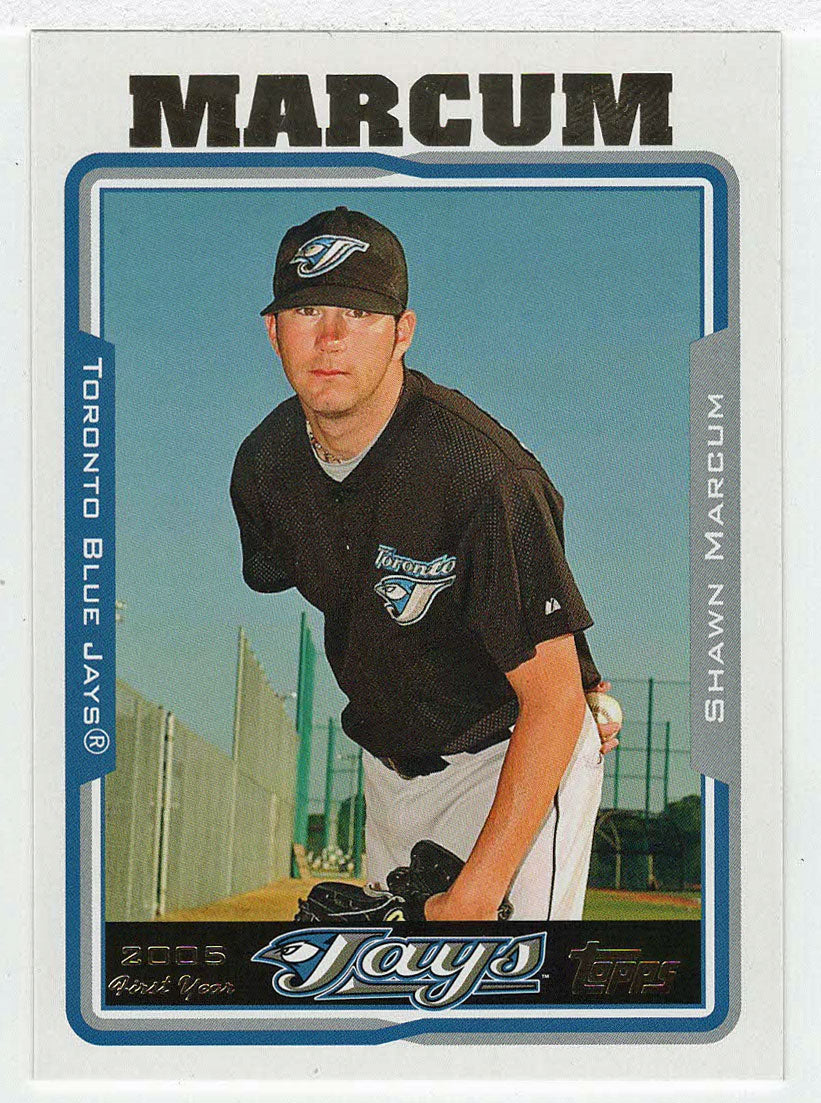 Shaun Marcum - Toronto Blue Jays - First Year (MLB Baseball Card) 2005 Topps Update # 270 Mint