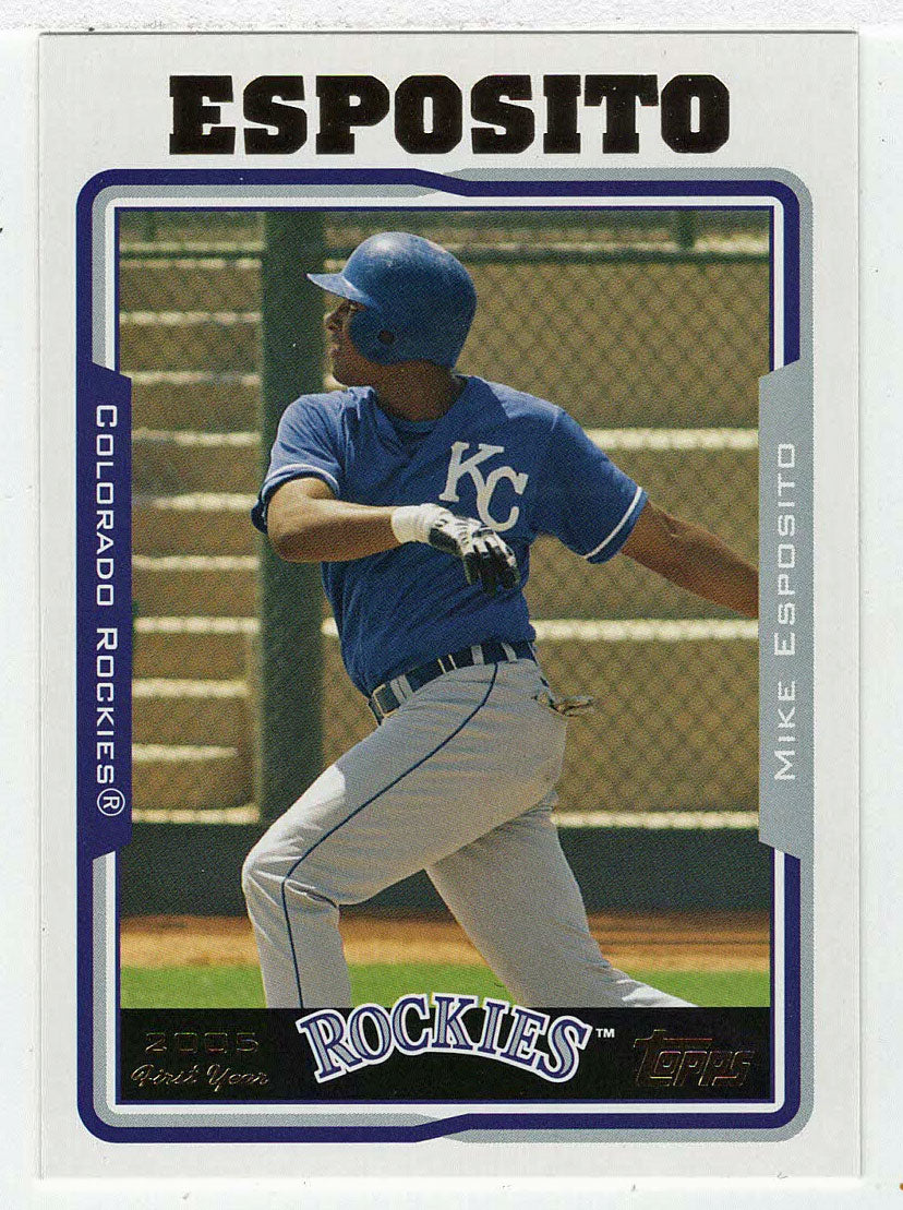 Mike Esposito RC - Colorado Rockies (MLB Baseball Card) 2005 Topps Update # 273 Mint