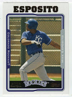 Mike Esposito RC - Colorado Rockies (MLB Baseball Card) 2005 Topps Update # 273 Mint
