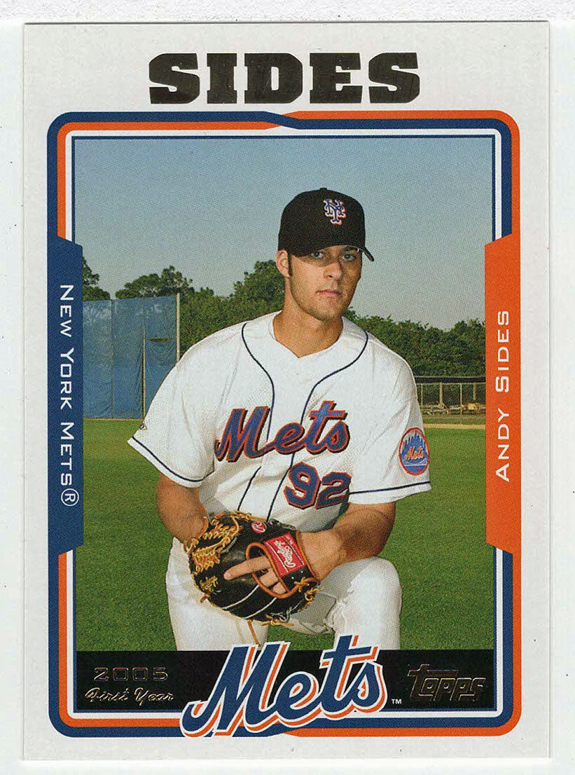Andy Sides RC - New York Mets (MLB Baseball Card) 2005 Topps Update # 275 Mint