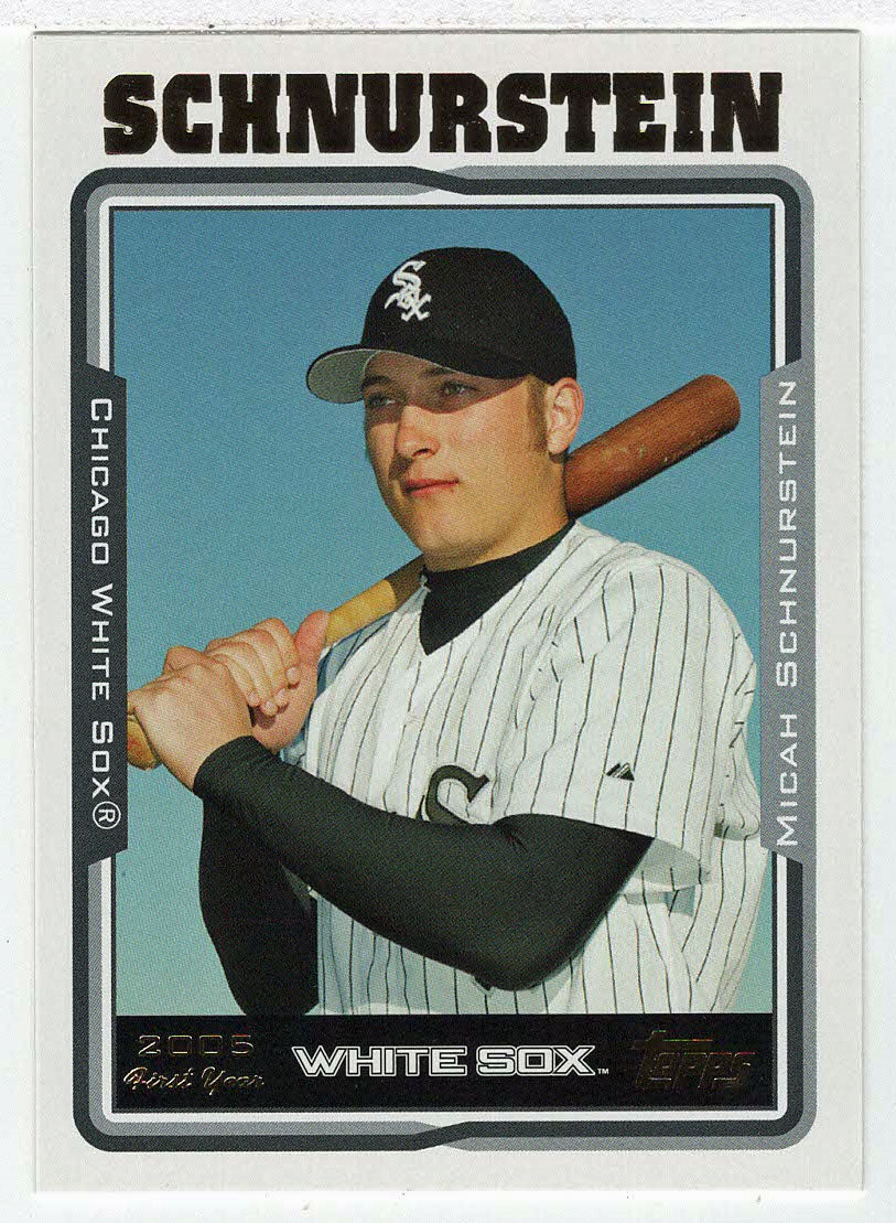 Micah Schnurstein RC - Chicago White Sox (MLB Baseball Card) 2005 Topps Update # 276 Mint