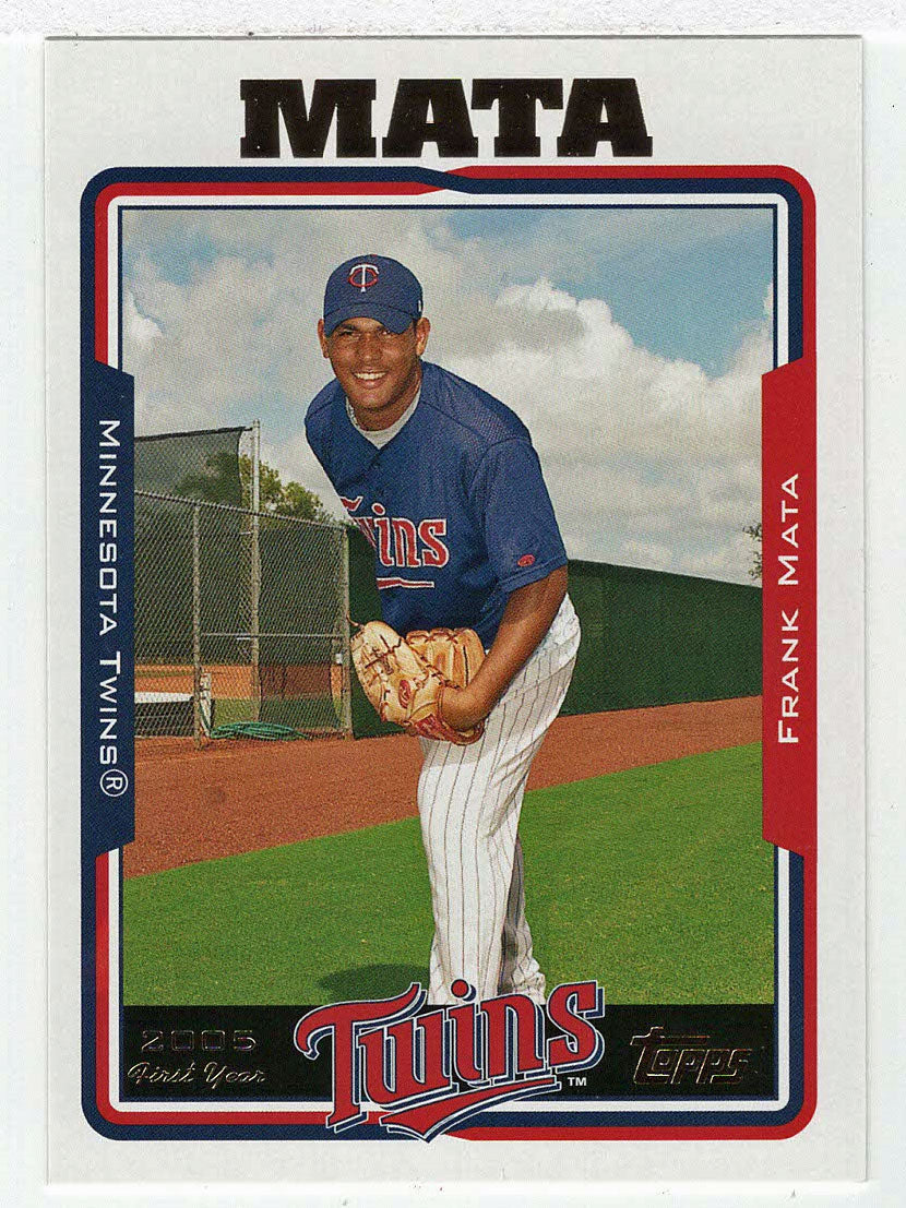Frank Mata RC - Minnesota Twins (MLB Baseball Card) 2005 Topps Update # 281 Mint