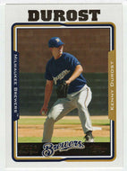 Kenny Durost RC - Milwaukee Brewers (MLB Baseball Card) 2005 Topps Update # 291 Mint