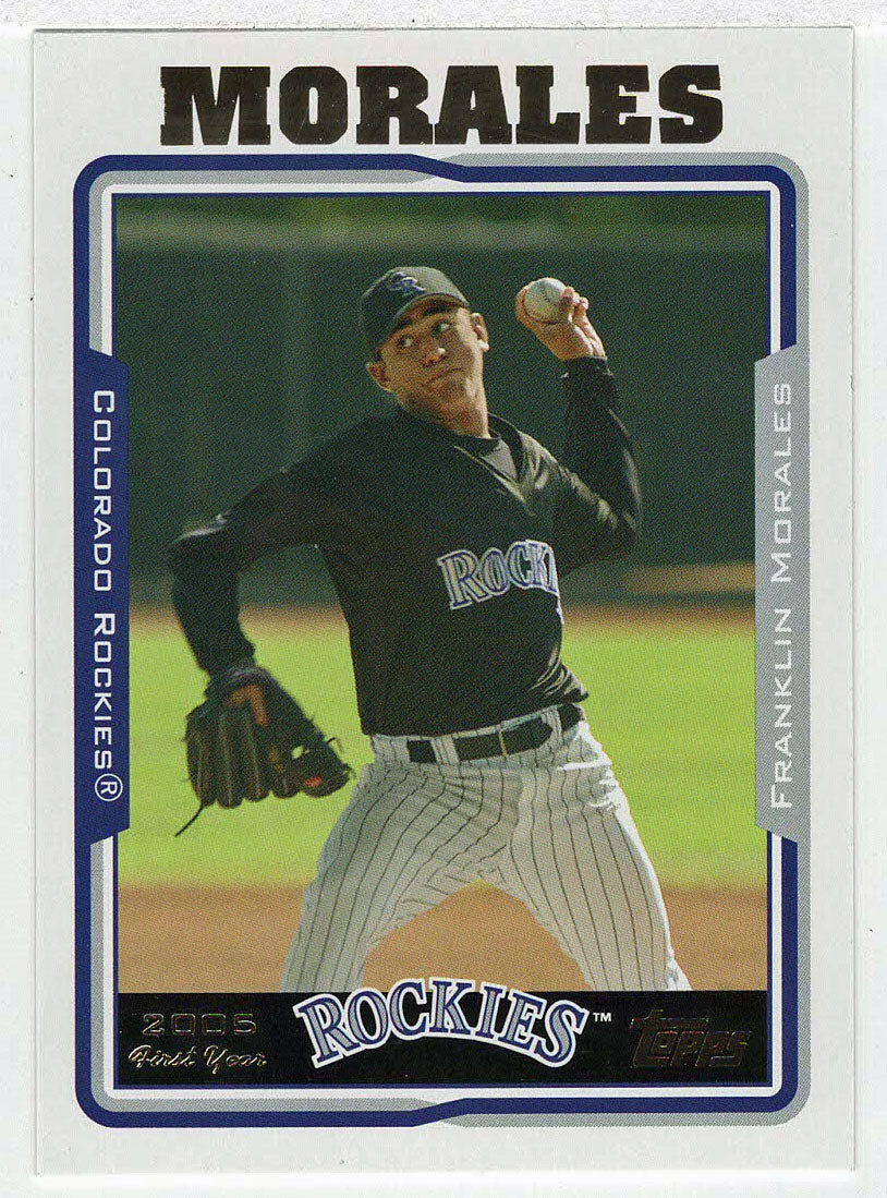 Franklin Morales RC - Colorado Rockies (MLB Baseball Card) 2005 Topps Update # 306 Mint
