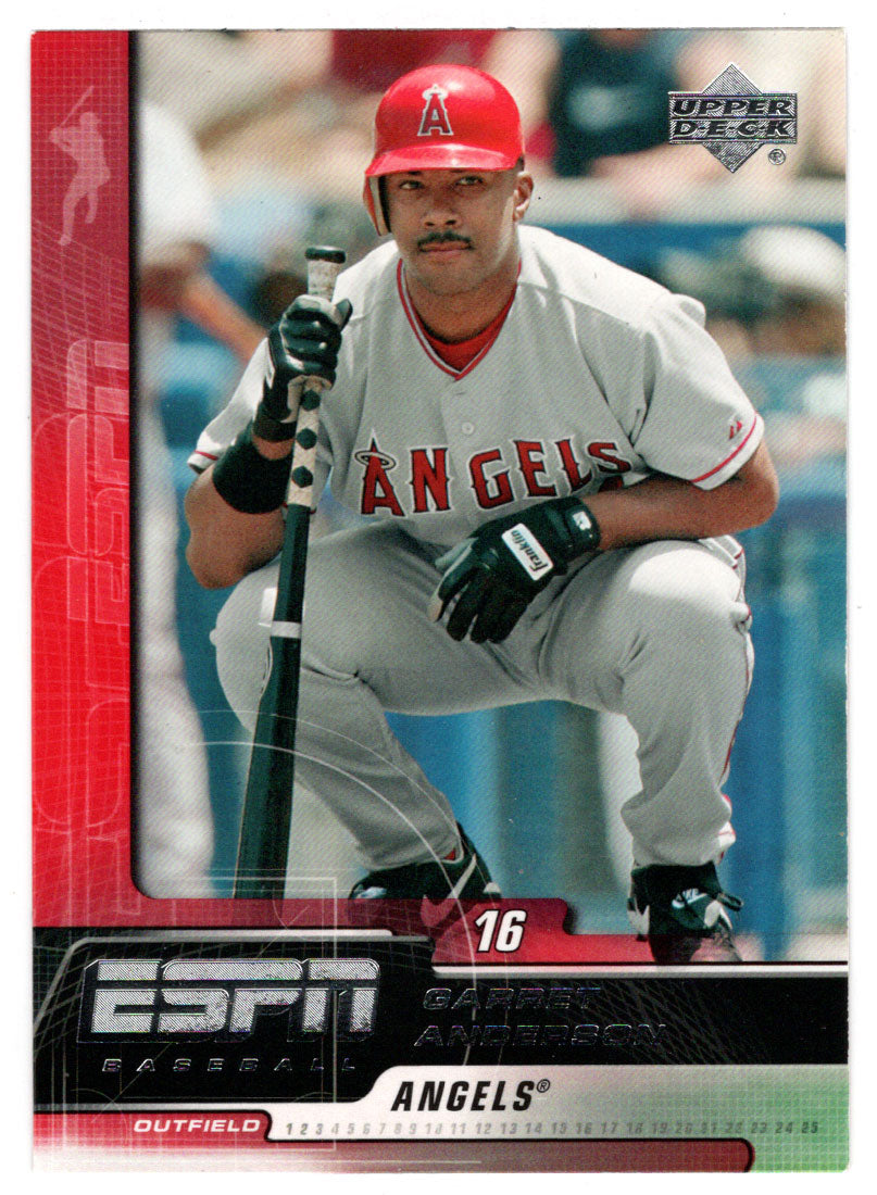 Garret Anderson - Anaheim Angels (MLB Baseball Card) 2005 Upper Deck ESPN # 1 Mint