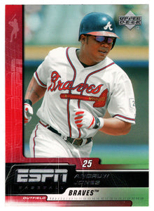 Andruw Jones - Atlanta Braves (MLB Baseball Card) 2005 Upper Deck ESPN # 6 Mint