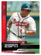 Andruw Jones - Atlanta Braves (MLB Baseball Card) 2005 Upper Deck ESPN # 6 Mint