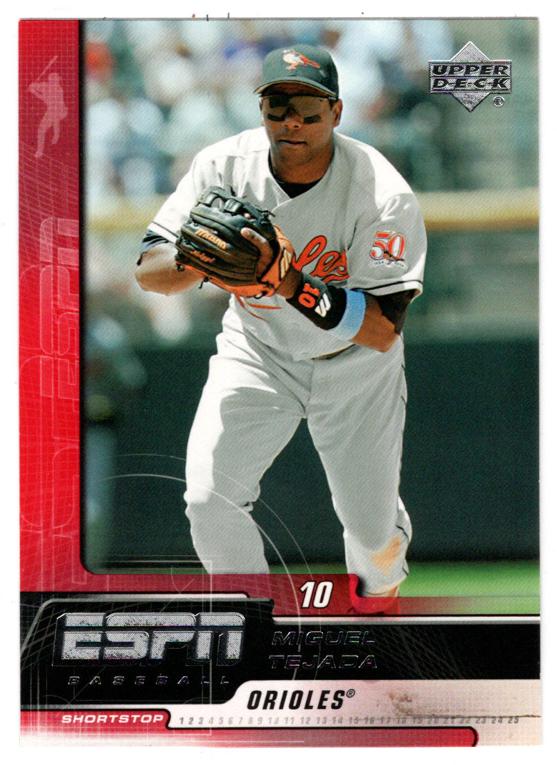 Miguel Tejada - Baltimore Orioles (MLB Baseball Card) 2005 Upper Deck ESPN # 10 Mint