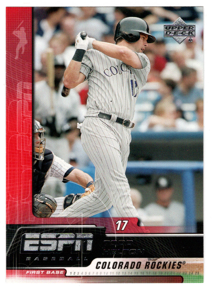 Todd Helton - Colorado Rockies (MLB Baseball Card) 2005 Upper Deck ESPN # 30 Mint