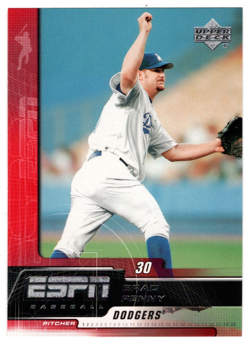 Brad Penny - Los Angeles Dodgers (MLB Baseball Card) 2005 Upper Deck ESPN # 44 Mint