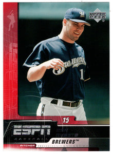 Ben Sheets - Milwaukee Brewers (MLB Baseball Card) 2005 Upper Deck ESPN # 48 Mint