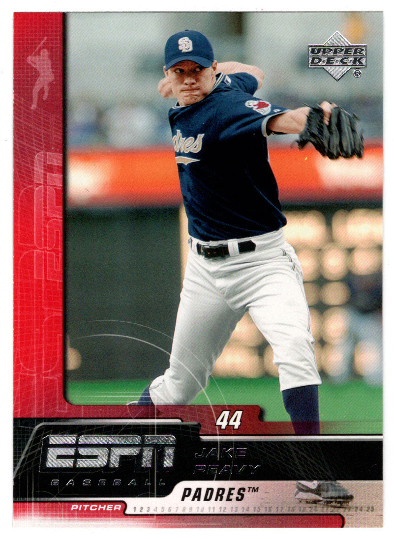 Jake Peavy - San Diego Padres (MLB Baseball Card) 2005 Upper Deck ESPN # 74 Mint