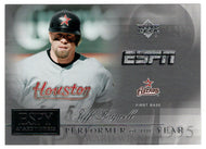 Jeff Bagwell - Houston Astros - ESPY Award Winners (MLB Baseball Card) 2005 Upper Deck ESPN # AW-4 Mint