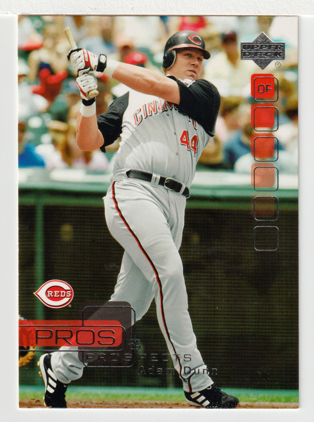 Adam Dunn - Cincinnati Reds (MLB Baseball Card) 2005 Upper Deck Pros and Prospects # 1 Mint