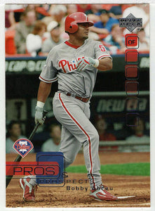 Bobby Abreu - Philadelphia Phillies (MLB Baseball Card) 2005 Upper Deck Pros and Prospects # 3 Mint