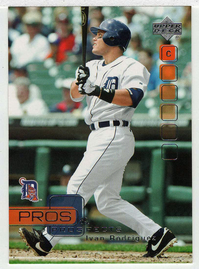 Ivan Rodriguez - Detroit Tigers (MLB Baseball Card) 2005 Upper Deck Pros and Prospects # 10 Mint