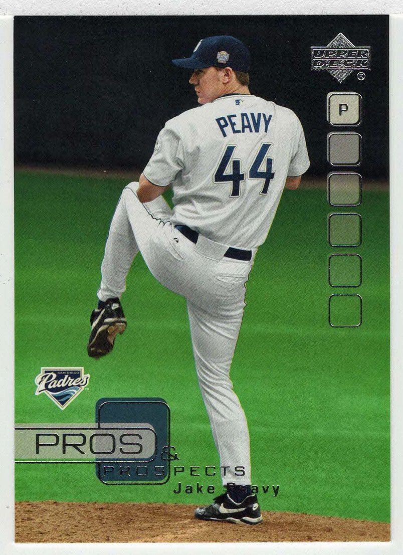 Jake Peavy - San Diego Padres (MLB Baseball Card) 2005 Upper Deck Pros and Prospects # 12 Mint