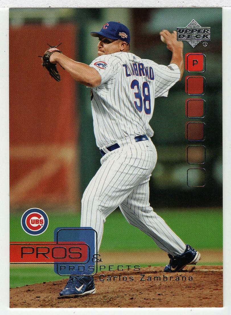 Carlos Zambrano - Chicago Cubs (MLB Baseball Card) 2005 Upper Deck Pros and Prospects # 15 Mint