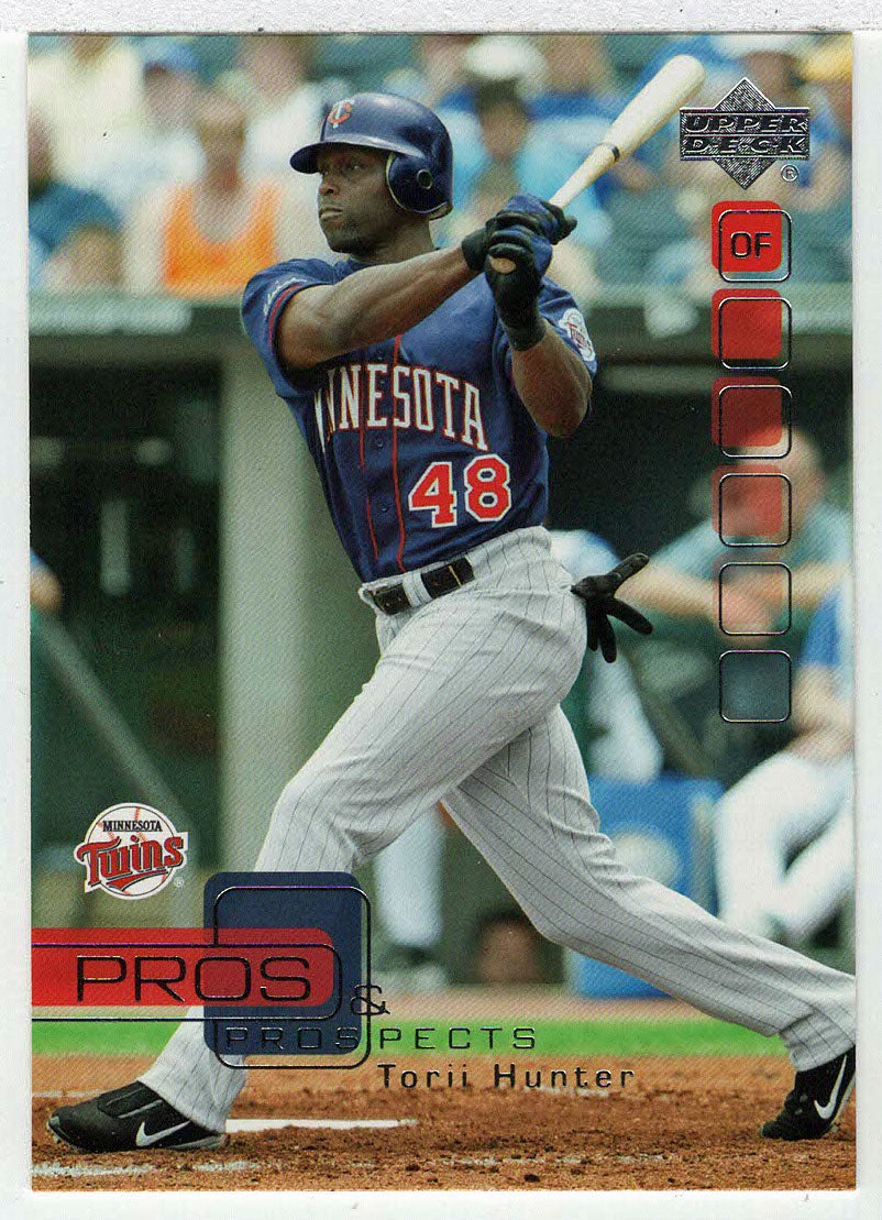 Torii Hunter - Minnesota Twins (MLB Baseball Card) 2005 Upper Deck Pros and Prospects # 20 Mint