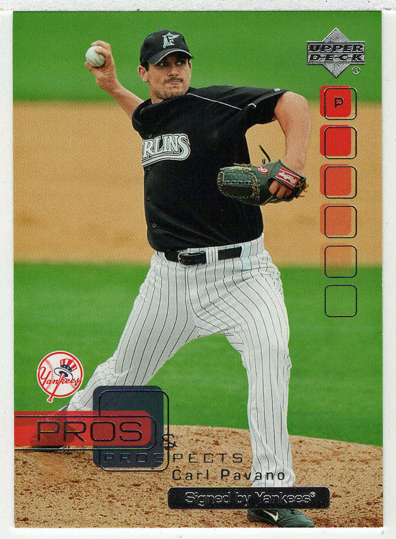 Carl Pavano - New York Yankees (MLB Baseball Card) 2005 Upper Deck Pros and Prospects # 24 Mint