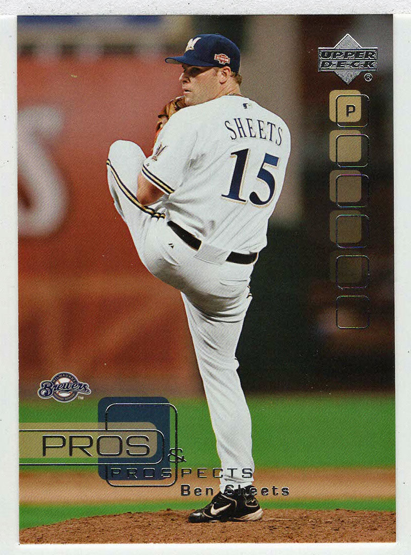 Ben Sheets - Milwaukee Brewers (MLB Baseball Card) 2005 Upper Deck Pros and Prospects # 32 Mint