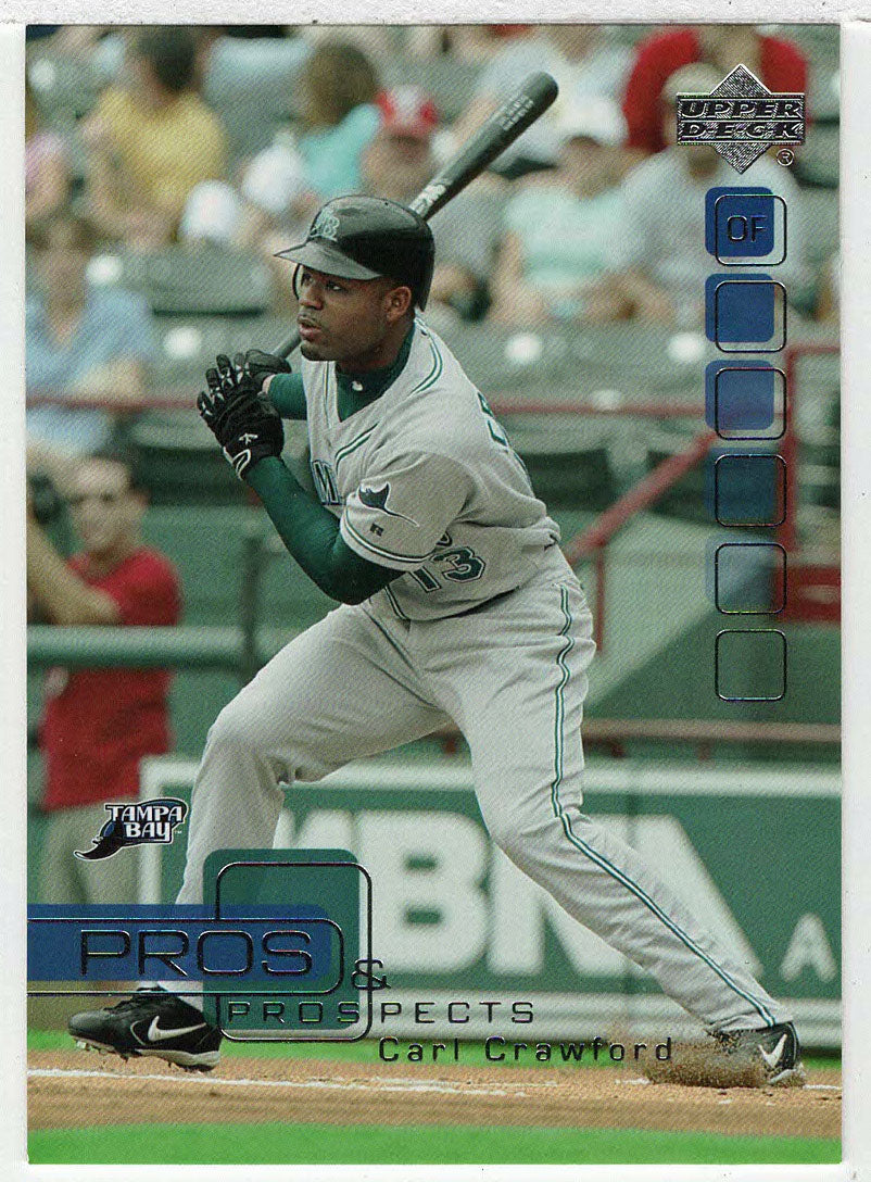 Carl Crawford - Tampa Bay Devil Rays (MLB Baseball Card) 2005 Upper Deck Pros and Prospects # 34 Mint