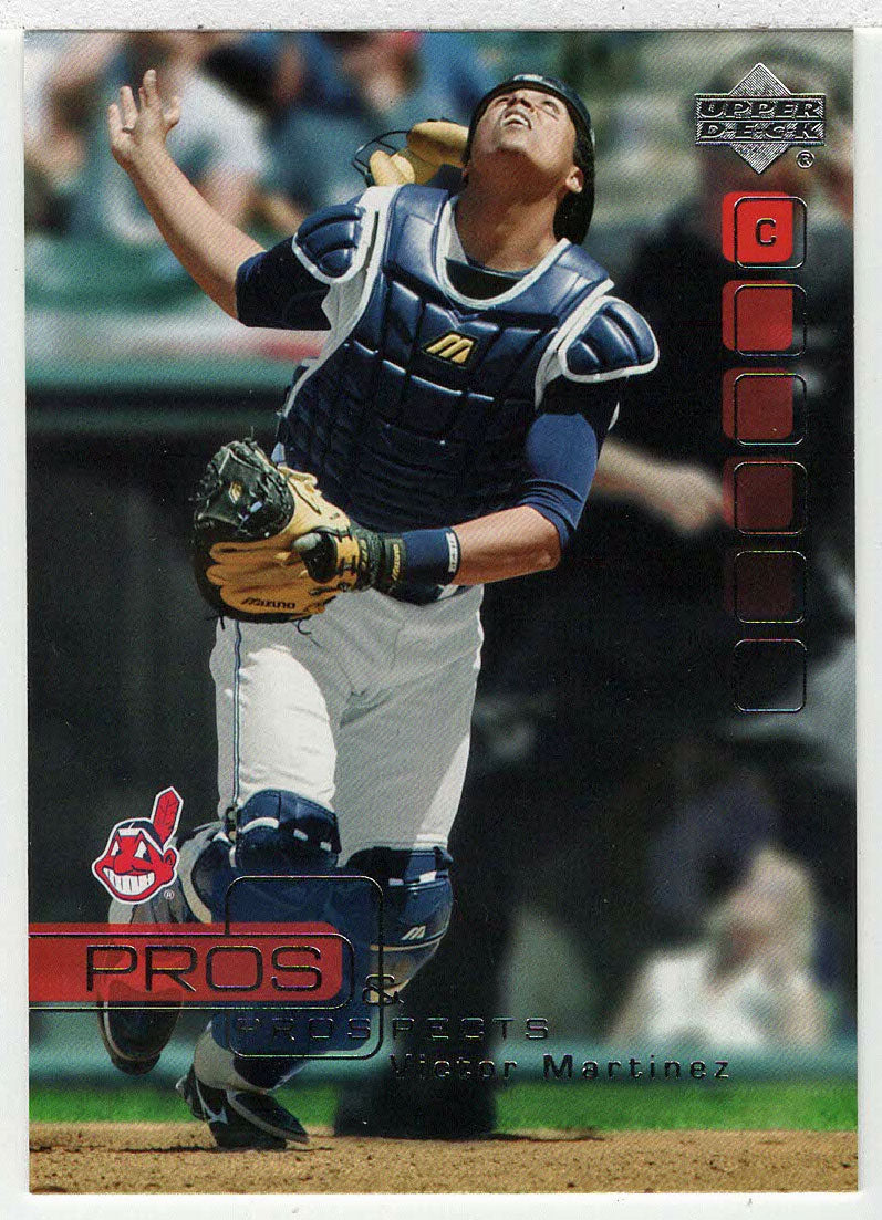 Victor Martinez - Cleveland Indians (MLB Baseball Card) 2005 Upper Deck Pros and Prospects # 57 Mint