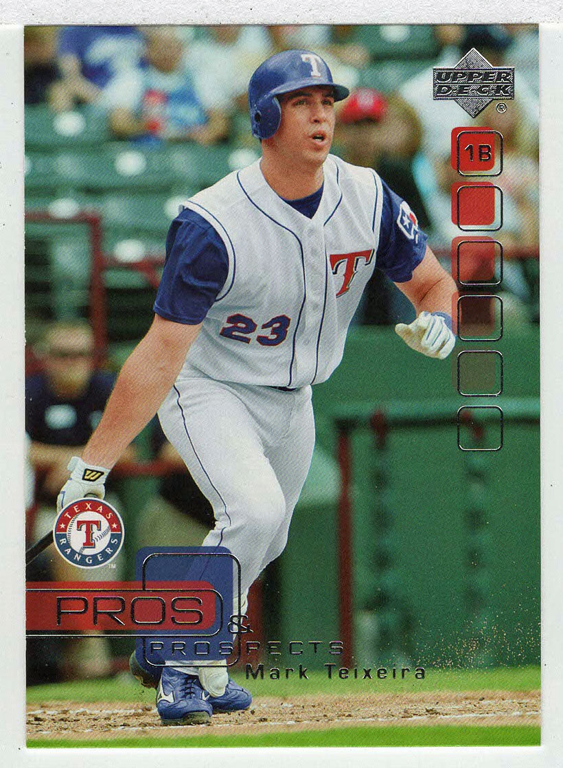 Mark Teixeira - Texas Rangers (MLB Baseball Card) 2005 Upper Deck Pros and Prospects # 66 Mint