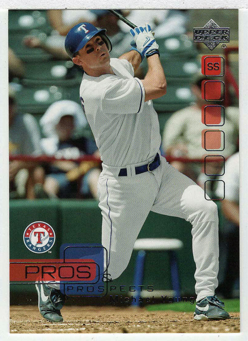 Michael Young - Texas Rangers (MLB Baseball Card) 2005 Upper Deck Pros and Prospects # 75 Mint