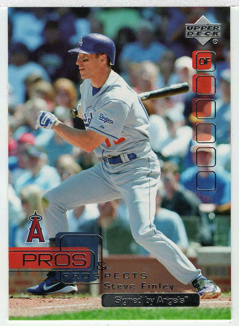 Steve Finley - Anaheim Angels (MLB Baseball Card) 2005 Upper Deck Pros and Prospects # 77 Mint
