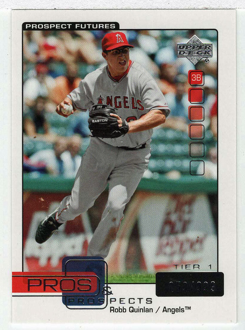 Robb Quinlan 59/999 - Anaheim Angels - Prospect Futures (MLB Baseball Card) 2005 Upper Deck Pros and Prospects # 115 Mint