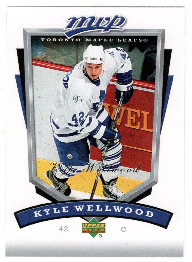 Kyle Wellwood - Toronto Maple Leafs (NHL Hockey Card) 2006-07 Upper Deck MVP # 275 Mint