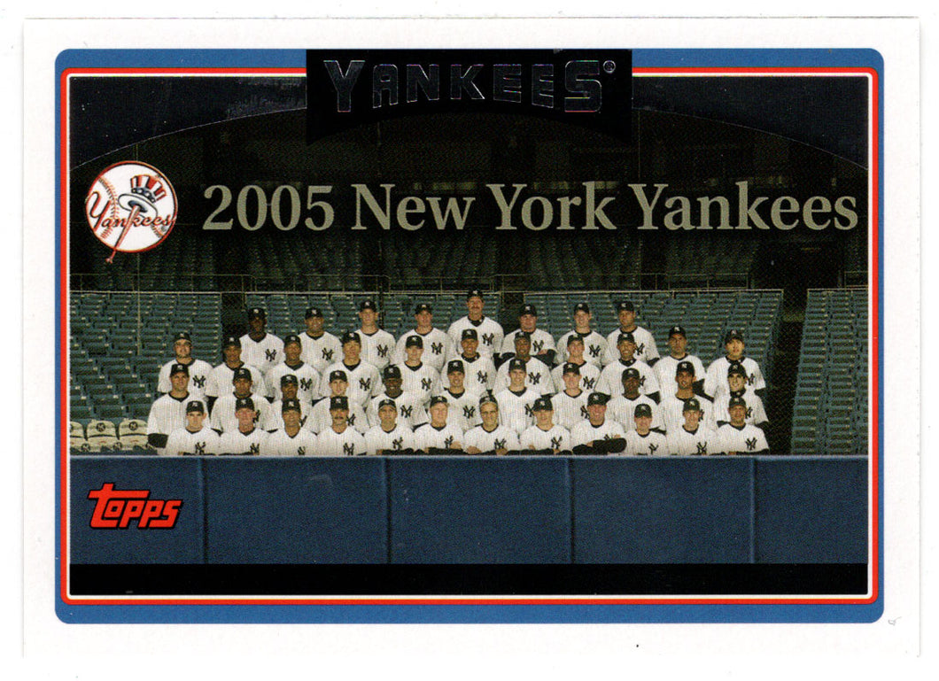 New York Yankees Team Checklist (MLB Baseball Card) 2006 Topps # 284 Mint