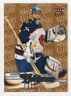 Kari Lehtonen - Atlanta Thrashers - Gold Medallion (NHL Hockey Card) 2007-08 Fleer Ultra # 188 Mint