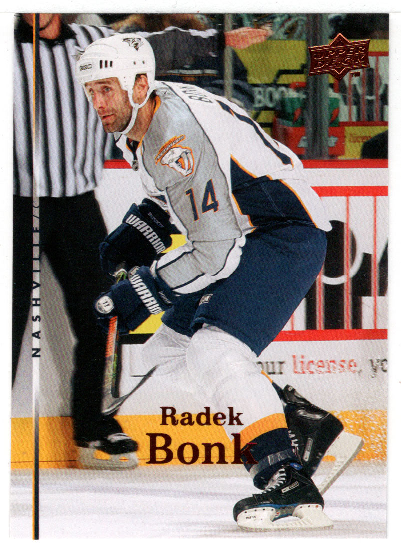 Radek Bonk - Nashville Predators (NHL Hockey Card) 2007-08 Upper Deck # 260 Mint