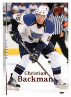 Christian Backman - St. Louis Blues (NHL Hockey Card) 2007-08 Upper Deck # 266 Mint