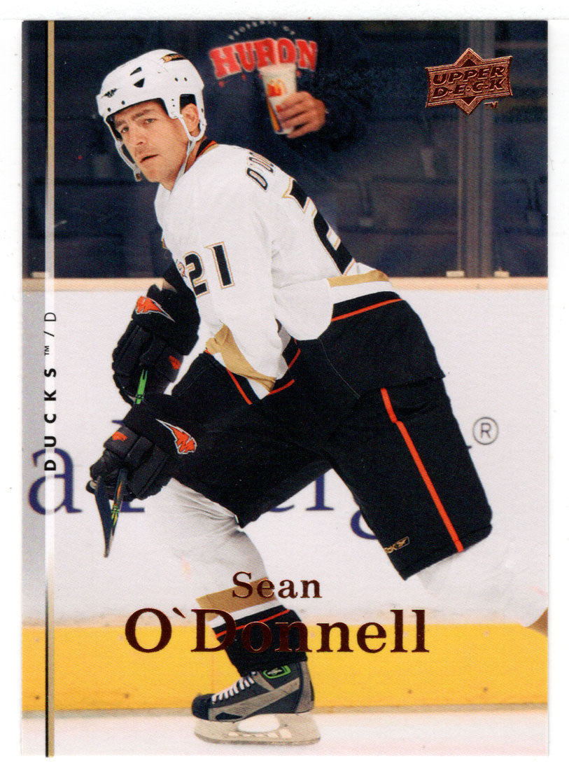 Sean O'Donnell - Anaheim Ducks (NHL Hockey Card) 2007-08 Upper Deck # 325 Mint