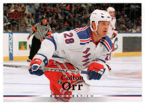 Colton Orr - New York Rangers (NHL Hockey Card) 2007-08 Upper Deck # 366 Mint